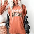 Leopard Baseball Mom Baseball Mama Retro Cute Mother's Day Women's Comfort Colors T-Shirt Yam