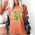 Leprechaun Playing Baseball Happy St Patricks Day Men Boys Women's Comfort Colors T-Shirt Yam