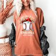 Most Likely To Play Baseball With Santa Christmas Xmas Women's Comfort Colors T-Shirt Yam Most Likely To Play Baseball With Santa Christmas Xmas Women's Comfort Colors T-Shirt Yam