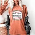 Loud & Proud Baseball Mom Women Women's Comfort Colors T-Shirt Yam