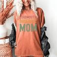 Loudmouth Baseball Mom Sports Cute Text Premium Women's Comfort Colors T-Shirt Yam