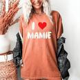 I Love Mamie Heart Grandma Grandmother Grandparent Raglan Baseball Tee Women's Comfort Colors T-Shirt Yam I Love Mamie Heart Grandma Grandmother Grandparent Raglan Baseball Tee Women's Comfort Colors T-Shirt Yam