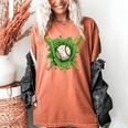Lucky Shamrock Baseball Gloves Drip St Patrick's Day Boys Women's Comfort Colors T-Shirt Yam Lucky Shamrock Baseball Gloves Drip St Patrick's Day Boys Women's Comfort Colors T-Shirt Yam
