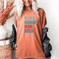 Mama Mommy Mom Bruh Baseball Mom Lover Mother's Day Women's Comfort Colors T-Shirt Yam