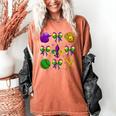 Mardi Gras Baseball Coquette Bow Fat Tuesday Parade Girls Women's Comfort Colors T-Shirt Yam Mardi Gras Baseball Coquette Bow Fat Tuesday Parade Girls Women's Comfort Colors T-Shirt Yam