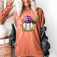 Mardi Gras Baseball Jester Hat Fleur De Lis Boys Girls Kids Women's Comfort Colors T-Shirt Yam