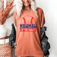 Mawmaw Rookie Of Year 1st Birthday Baseball Theme Matching Women's Comfort Colors T-Shirt Yam Mawmaw Rookie Of Year 1st Birthday Baseball Theme Matching Women's Comfort Colors T-Shirt Yam