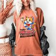 Take Meowt To The Ball Game Tee Slugger Cat Baseball Women's Comfort Colors T-Shirt Yam