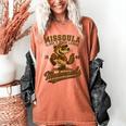 Missoula Mudweasels Retro Minor League Baseball Women's Comfort Colors T-Shirt Yam