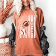 Mom Of Ballers USA Flag Football Baseball Mom Women's Comfort Colors T-Shirt Yam