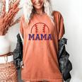 Mom Of Rookie 1st Birthday Baseball Boy Family Matching Women's Comfort Colors T-Shirt Yam Mom Of Rookie 1st Birthday Baseball Boy Family Matching Women's Comfort Colors T-Shirt Yam