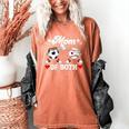 Mom Of Both Soccer Baseball Mom Of A Baseball Soccer Player Women's Comfort Colors T-Shirt Yam Mom Of Both Soccer Baseball Mom Of A Baseball Soccer Player Women's Comfort Colors T-Shirt Yam