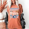 Mommy Of The Birthday Boy Baseball Ice Cream Drip Matching Women's Comfort Colors T-Shirt Yam