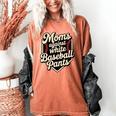 Moms Against Baseball Pants Baseball Mom Premium Tri-Blend Women's Comfort Colors T-Shirt Yam