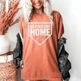 No Place Like Home Baseball Home Plate Women's Comfort Colors T-Shirt Yam No Place Like Home Baseball Home Plate Women's Comfort Colors T-Shirt Yam