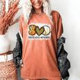 Peace Love Baseball Mom Leopard Print Mother's Day Women's Comfort Colors T-Shirt Yam Peace Love Baseball Mom Leopard Print Mother's Day Women's Comfort Colors T-Shirt Yam