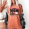 Proud Mom Of An Awesome Baseball Player Baseball Mom Women's Comfort Colors T-Shirt Yam