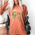 Retro I Was 6 Now I'm 7 Camo 67 Ice Cream Drip Baseball Women's Comfort Colors T-Shirt Yam