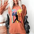 Retro Baseball Drip Boys Ice Cream Patriotic American Flag Women's Comfort Colors T-Shirt Yam Retro Baseball Drip Boys Ice Cream Patriotic American Flag Women's Comfort Colors T-Shirt Yam