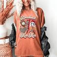 Retro Groovy Baseball Mama Baseball Mom Lover Women's Comfort Colors T-Shirt Yam Retro Groovy Baseball Mama Baseball Mom Lover Women's Comfort Colors T-Shirt Yam