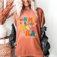 Retro Groovy In My Baseball Mom Era Happy Women Premium Women's Comfort Colors T-Shirt Yam