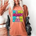 Retro Mama Mommy Mom Bruh Baseball Women Girls Women's Comfort Colors T-Shirt Yam Retro Mama Mommy Mom Bruh Baseball Women Girls Women's Comfort Colors T-Shirt Yam
