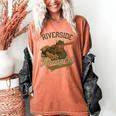 Riverside Ravagers Retro Minor League Baseball Women's Comfort Colors T-Shirt Yam