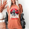 Run I Dare You Baseball Ball Player Catcher Coach Tee Women's Comfort Colors T-Shirt Yam