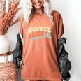 Weekends Coffee Baseball Retro Vibes Women's Comfort Colors T-Shirt Yam Weekends Coffee Baseball Retro Vibes Women's Comfort Colors T-Shirt Yam