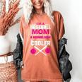 Self Expression Cool Baseball Mom Positive Thinking Women's Comfort Colors T-Shirt Yam