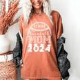Senior Baseball MOM 2024 Graduation Caps Women's Comfort Colors T-Shirt Yam Senior Baseball MOM 2024 Graduation Caps Women's Comfort Colors T-Shirt Yam