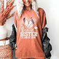 Senior Sister Class Of 2026 Baseball Graduation Heart Women's Comfort Colors T-Shirt Yam Senior Sister Class Of 2026 Baseball Graduation Heart Women's Comfort Colors T-Shirt Yam