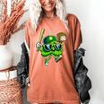 Shamrock Lucky Clover Baseball Patricks Day Family Matching Women's Comfort Colors T-Shirt Yam Shamrock Lucky Clover Baseball Patricks Day Family Matching Women's Comfort Colors T-Shirt Yam