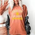 Shut Up I'm Doing Gamechanger Baseball Softball Cheer Women's Comfort Colors T-Shirt Yam