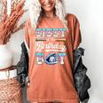 Sissy Of The Birthday Boy Baseball Ice Cream Drip Matching Women's Comfort Colors T-Shirt Yam Sissy Of The Birthday Boy Baseball Ice Cream Drip Matching Women's Comfort Colors T-Shirt Yam