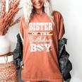 Sister Of The Birthday Boy Baseball Bday Family Women's Comfort Colors T-Shirt Yam Sister Of The Birthday Boy Baseball Bday Family Women's Comfort Colors T-Shirt Yam