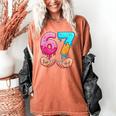 Six Seven 6-7 Baseball Ice Cream Drip 67 Meme Hands Women's Comfort Colors T-Shirt Yam Six Seven 6-7 Baseball Ice Cream Drip 67 Meme Hands Women's Comfort Colors T-Shirt Yam