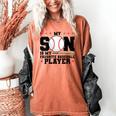 My Son Is My Favorite Baseball Player Baseball Mom Women's Comfort Colors T-Shirt Yam