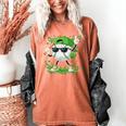 St Patrick Day Baseball Drip Ice Cream Baseball Player Men Women's Comfort Colors T-Shirt Yam St Patrick Day Baseball Drip Ice Cream Baseball Player Men Women's Comfort Colors T-Shirt Yam