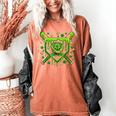 St Patricks Day Baseball Ice Cream Shamrock Baseball Player Women's Comfort Colors T-Shirt Yam St Patricks Day Baseball Ice Cream Shamrock Baseball Player Women's Comfort Colors T-Shirt Yam