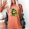 St Patrick’s Day Baseball Shamrock Player Women's Comfort Colors T-Shirt Yam St Patrick’s Day Baseball Shamrock Player Women's Comfort Colors T-Shirt Yam