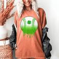 St Patricks Day Shamrock Baseball Irish Boys Kids Men Women's Comfort Colors T-Shirt Yam