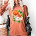 St Patricks Day Shamrock Basketball Baseball Football Soccer Women's Comfort Colors T-Shirt Yam St Patricks Day Shamrock Basketball Baseball Football Soccer Women's Comfort Colors T-Shirt Yam