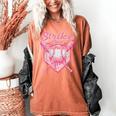 Strike Out Breast Cancer Baseball Drip For Boys Youth Women's Comfort Colors T-Shirt Yam