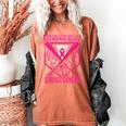 Strike Out Breast Cancer Baseball Ice Cream Drip Women's Comfort Colors T-Shirt Yam Strike Out Breast Cancer Baseball Ice Cream Drip Women's Comfort Colors T-Shirt Yam