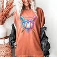 Valentines Baseball Heart Dripping Ice Cream Gen Z Alpha Women's Comfort Colors T-Shirt Yam Valentines Baseball Heart Dripping Ice Cream Gen Z Alpha Women's Comfort Colors T-Shirt Yam