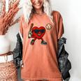 Valentines Day Baseball Red Heart Love Boys Kids Tee Women's Comfort Colors T-Shirt Yam