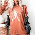 Valentines US Baseball Player Silhouette Heart Women's Comfort Colors T-Shirt Yam Valentines US Baseball Player Silhouette Heart Women's Comfort Colors T-Shirt Yam