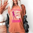 Women's Play Like A Girl Softball Baseball Girls Women's Comfort Colors T-Shirt Yam