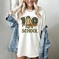 100 Days Of School Baseball Camo Boys Kids 100th Day Women's Comfort Colors T-Shirt Ivory